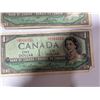 Image 19 : 17 Bank of Canada 1954 $1 Notes, Modified Portrait, Circulated