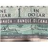Image 3 : 17 Bank of Canada 1954 $1 Notes, Modified Portrait, Circulated