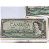 Image 5 : 17 Bank of Canada 1954 $1 Notes, Modified Portrait, Circulated
