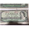 Image 6 : 17 Bank of Canada 1954 $1 Notes, Modified Portrait, Circulated