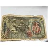 Image 1 : 1950s North Korea 5 Won Banknote, Korean Text