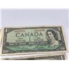 Image 11 : 12 Canada 1954 One Dollar Banknotes Featuring Queen Elizabeth II