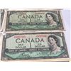 Image 13 : 12 Canada 1954 One Dollar Banknotes Featuring Queen Elizabeth II