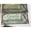 Image 9 : 7 Canadian 1967 Centennial $1 Banknotes