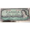 Image 4 : 12 Canada 1954 One Dollar Banknotes QEII