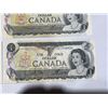 Image 11 : 9 Bank of Canada 1973 One Dollar Notes, Multiserial