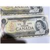 Image 19 : 18 Bank of Canada $1 Bills, 1954 Series, QEII, Mixed Prefixes