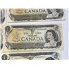 Image 15 : 18 Bank of Canada $1 Notes Queen Elizabeth II 1954 Series
