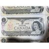 Image 15 : 22 Canadian One Dollar Banknotes, 1954 Series