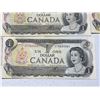 Image 18 : 22 Canadian One Dollar Banknotes, 1954 Series