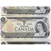 Image 22 : 22 Canadian One Dollar Banknotes, 1954 Series