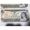 Image 23 : 22 Canadian One Dollar Banknotes, 1954 Series