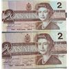 Image 8 : 10 Canada $2 Banknotes 1986, Queen Elizabeth II