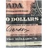 Image 3 : 1937 Bank of Canada $2 George VI Banknote, Bilingual