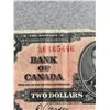 Image 4 : 1937 Bank of Canada $2 George VI Banknote, Bilingual