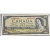 Image 2 : 4 Bank of Canada 1954 $20 Notes With Queen Elizabeth II Portrait