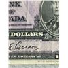 Image 3 : 1937 Bank of Canada $10 Bill King George VI K/D Serial 2197101