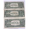 Image 5 : Three US $1 Federal Reserve Notes, Various Series