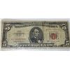 Image 1 : 1934A United States $5 Red Seal Note, A23523404A