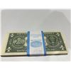 Image 4 : Original Bank Strap of 100 Sequential $1 Bills L68108201-L68108300