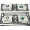 Image 4 : Consecutive 1989 US One Dollar Bills, Lot of 5