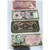 Image 1 : World Paper Money Group, 4 Notes, Canada, USA, El Salvador, Costa Rica