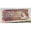 Image 2 : World Paper Money Group, 4 Notes, Canada, USA, El Salvador, Costa Rica