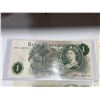 Image 2 : 6 Bank of England and Commonwealth of Australia One Pound Notes