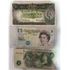 Image 1 : Australian and British Banknote Collection: 1 Pound, 5 Pounds