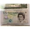Image 3 : Australian and British Banknote Collection: 1 Pound, 5 Pounds