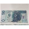 Image 4 : Polish 50 Zlotych Banknotes Narodowy Bank Polski