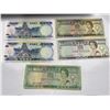 Image 1 : Fiji Banknote Lot – $1, $2, $20 (Queen Elizabeth II, 5 Notes)