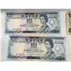 Image 7 : Fiji Banknote Lot – $1, $2, $20 (Queen Elizabeth II, 5 Notes)