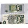 Image 1 : Bank of England One Pound Banknotes, Two Pieces