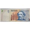 Image 3 : Argentine 2 Pesos Banknotes, Sarmiento, Blue/Red