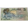 Image 2 : Cook Islands Three Dollar Banknote