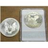 Image 2 : 1998 American Silver Eagle (UNC) & 1973-S Ike $