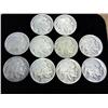 10 Assorted 1920's Buffalo Nickels