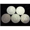 Image 2 : 5 Assorted Liberty "V" NIckels