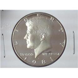 1981-S Kennedy Half Dollar (Gem Proof)