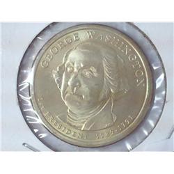 Error-Wash. Dollar (Missing Edge Lettering) UNC