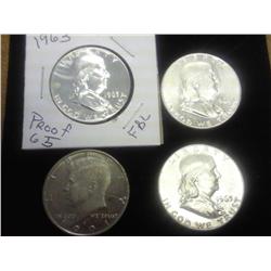 1963 Franklin Half (PF), 2-1963-D Franklins