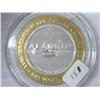 Image 2 : Aladdin $10 Gaming Token (Silver) UNC