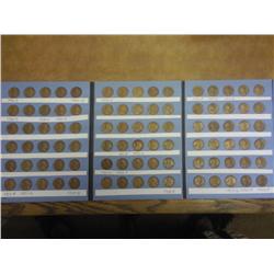 Whitman Album With 90 Lincoln Cents (1950-53)