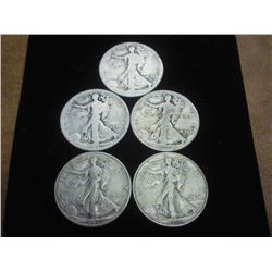 1916-D (Obv), 17-S (Obv), 19, 38 And 46-D WLH's