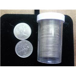 Roll Of 31-1973 Canada Quarters