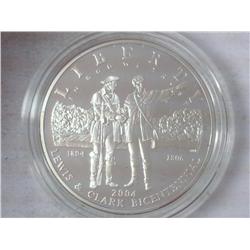 2004 Lewis And Clark Proof Silver Dollar