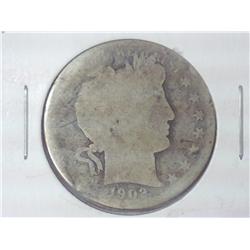 1902 Barber Half Dollar