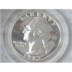 1962 Silver Washington Quarter (Proof)