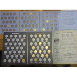 2 Partial Albums Of Buffalo Nickels (19 Coins)